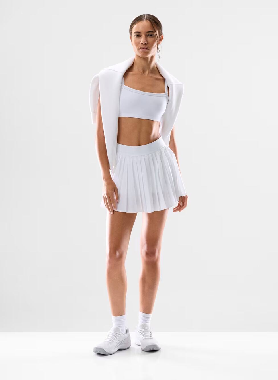 Aritzia Golden White Pleated Tennis Skort Mini Preppy S Courtwear